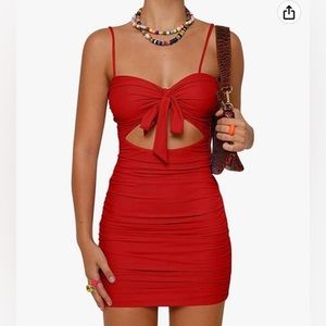 Red Boriflors Women Mini Dress Size 4